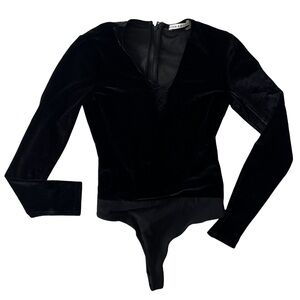 Alice + Olivia Velvety Bodysuit